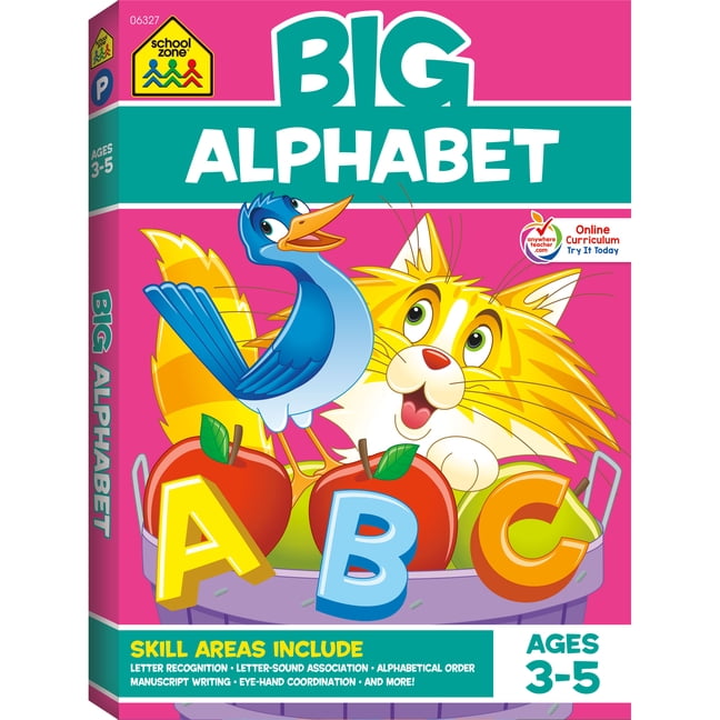 School Zone Big Alphabet Workbook (Paperback)