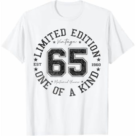 65 Year Old Gifts Vintage 1960 Edition 65th Birthday T-Shirt