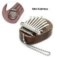 thumbnail image 4 of Yeacher 8 Key Kalimba Mini Portable Thumb Piano Finger Percussion Keyboard Pocket Musical Instrument Christmas Present Toy Pendant, 4 of 8