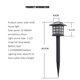 thumbnail image 2 of Bewildely Construido en 600mah LED Luz de tierra solar IP65 Impermeable Jardín Césped Luz Solar Piso Led Paisaje Enchufe Luz Lámpara de tierra Iluminación y accesorios Numero 3 Bewildely HA026564-03, 2 of 6