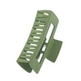thumbnail image 4 of Unique Bargains 1 Pc Rectangle Frosted Hair Clips Hairdo Clip for Home Army Green, 4 of 5