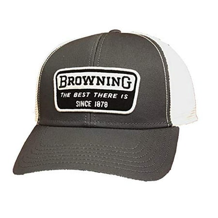 Browning Best Patch Cap Charcoal Gray (Best Browning Hi Power Gunsmiths)