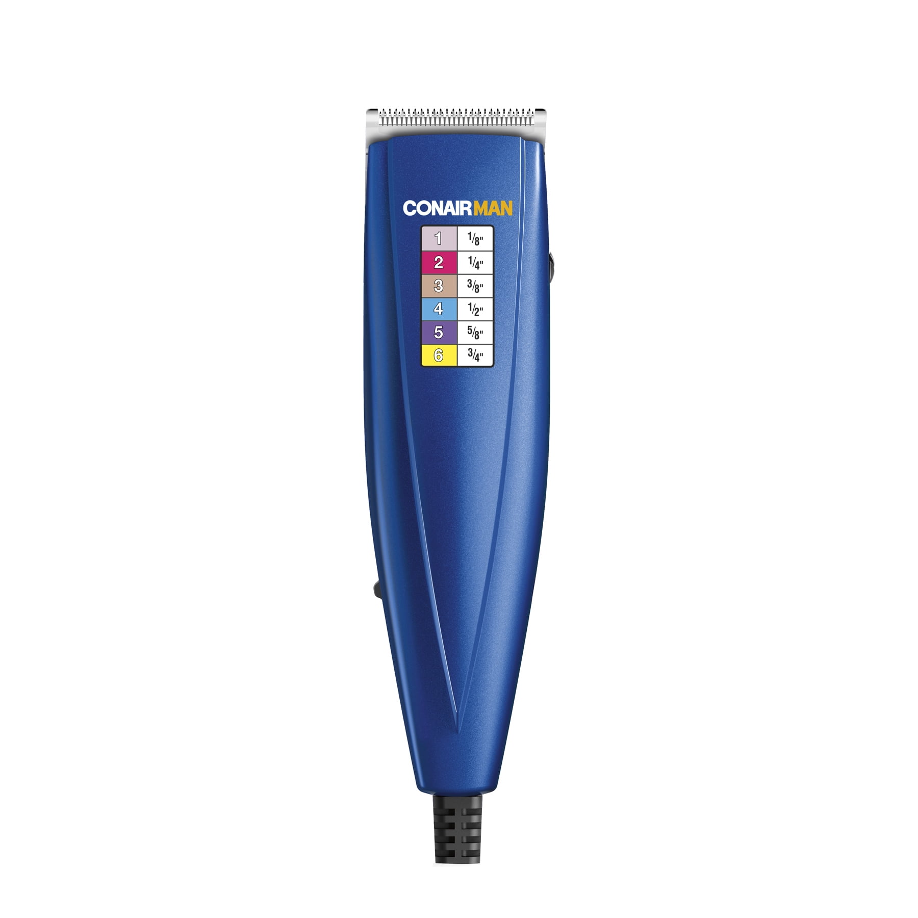 ConairMAN Comb Number Cut Haircut Kit, Blue, Model HC315N