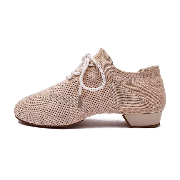 XIHAHA, zapatos de baile latino para mujeres, niñas, señoras, Samba, Rumba, salón de baile, zapatos de baile de Tango modernos, tacones, parte inferior de piel cuadrada