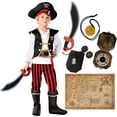 thumbnail image 1 of Disfraz Spooktacular Creations Pirate Red Deluxe para niños, 1 of 7