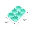 thumbnail image 3 of 6.5x4.5in 6-Cavity Silicone Ice Ball Maker - BPA-Free Sphere Ice Mold for Whiskey/Cocktails, Freezer-Safe & Easy Release Tray (Green)​, 3 of 5