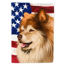 Carolines Treasures CK6524GF Finnish Lapphund Dog American Garden Size Outdoor-Flags, Multicolor