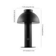 thumbnail image 4 of SAFAVIEH Niara 12 in. Statuesque Table Lamp, Black, 4 of 6
