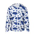 thumbnail image 1 of Balery Whale Sudadera ligera de manga larga con capucha y protección solar UPF 50+ para hombre y mujer, ideal para pesca y running-3X-Large, 1 of 7