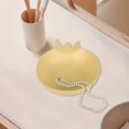 thumbnail image 5 of YHAICO Tray Table Tray for Coffee Table Vegetable Tray Pomegranate Ceramic Jewelry Tray Display Tray Entrance Key Storage Tray Dressing Table Decoration Ornament, 5 of 6