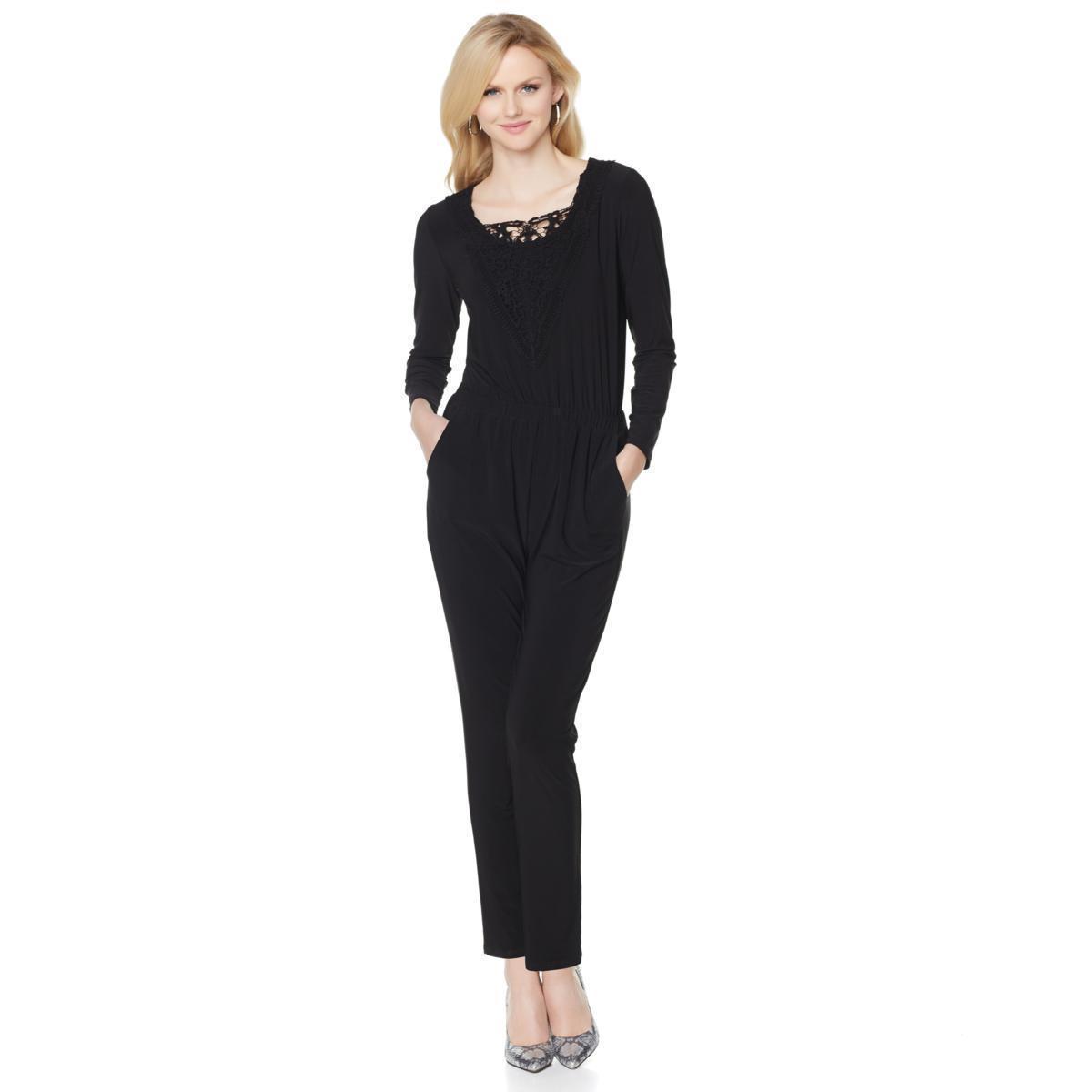 plus size petite black jumpsuit