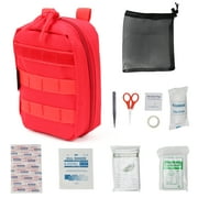 Osage River Compact First Aid Kit, Individual Pouch with First Aid Supplies, MOLLE Webbing