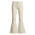 thumbnail image 2 of Girls'Comfortable Flare Pants,Soft Elastic Waist Kids Pants,Easy Care Flare School Uniform Pants for Daily Wear, 2 of 5