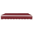thumbnail image 4 of Awntech 20 Ft Maui Right Motorized Heavy Duty Patio Retractable Awning (240in x 9.25in x 120in), Burgundy, 4 of 7