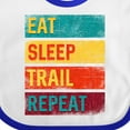 thumbnail image 4 of Inktastic Trail Runner Nature Running Boys or Girls Baby Bib, 4 of 4