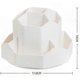 thumbnail image 5 of Rotating Desk Organizer with 9 Compartments, 360-Degree Swivel Pencil Holder, Stationery and Makeup Brush Storage Solution, 5 of 5