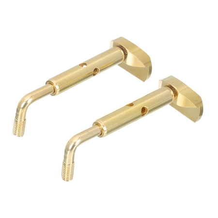 

2 Pcs Violin Screw Metal Chinrest Screws Accessories Helping Tools Split Clamp Black