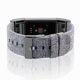 thumbnail image 4 of Correa De Reloj Lona Transpirable Hebilla De Acero Inoxidable Correa De Reloj De Repuesto Lavable Talla L Negro Gris ANGGREK Watch Band, 4 of 4