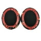 thumbnail image 2 of Monstrate Cojín para auriculares, almohadillas para los oídos, auriculares con cancelación de ruido, funda de orejera de esponja de malla, Relojes inteligentes Estampado floral negro, 2 of 6
