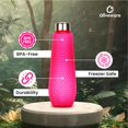 thumbnail image 2 of oliveware Corn Water Bottle with Round Cap | 1 Litre Bottle | BPA Free & Leak Proof | Sturdy | Multi | Pack of 3, 2 of 4