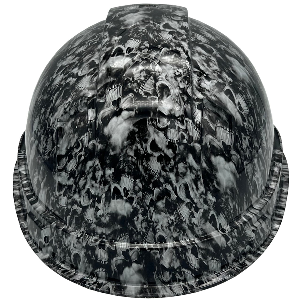 Reaper Skulls Hydro Dipped Hard Hats Cap Style with 4 Pt Suspension