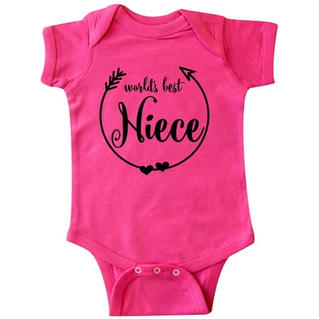 

Inktastic World s Best Niece Gift Baby Girl Bodysuit