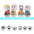 thumbnail image 5 of 2000pcs Eye Stickers, Black White Self Adhesive Eye Stickers, Eye Cartoon Mini Labels, 5 of 5