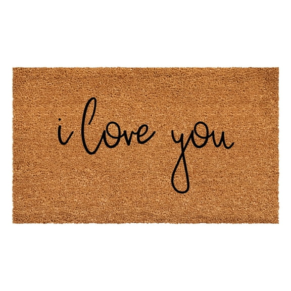Calloway Mills 108592448 I Love You Doormat, 24" x 48"