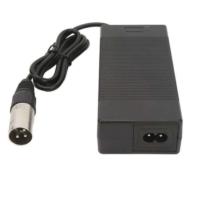 Cargador De Batería Para Bicicleta Eléctrica, Conector Macho XLR De 42V 2A Para Carga Rápida Con Protección Inteligente, Voltaje Estable