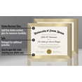 thumbnail image 3 of Americanflat 8.5x11 Diploma Frame in Gold with Shatter Resistant Glass - Horizontal and Vertical Formats for Wall and Tabletop (2 Pack), 3 of 6