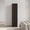 Dark Walnut, variant on LHSHID 1 Door Wardrobe 67" H with Vertical Storage and Four Shelves,White