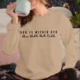 thumbnail image 4 of Sale Clearance 2024 Fall Sweatshirts for Women Sweatshirt Women Verse Pullover God Is Within Her Long Sleeve Inspirational Blouse Top, 4 of 6
