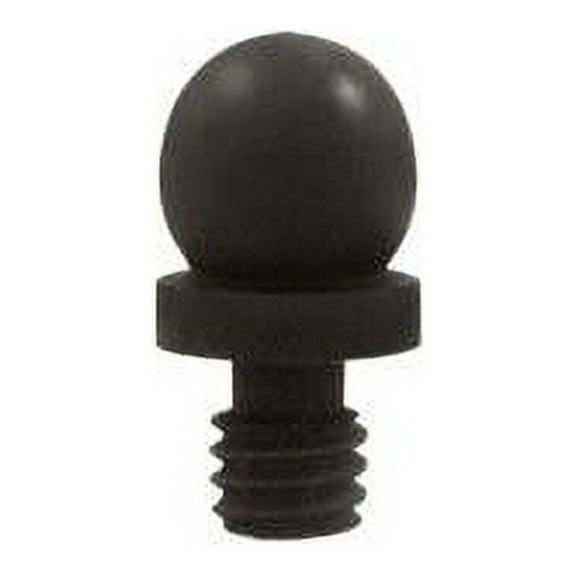 Ball Tip Solid Brass Cabinet Finial (Set of 10) (Antique Brass)