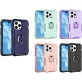 thumbnail image 6 of Designed for iPhone Case,3 In1 Anti-drop Heavy Duty Matter Hard PC Shockproof Full Body Protective Cover Phone Case (iPhone 14 Plus,Green), 6 of 6