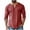 Wine, variant on Men's Linen Shirt Stretch Short Sleeve Henley Tshirts Frayed Ripped Edges Fashion Solid Color Summer Lounge Active Basic Tee Tops Dark Green L