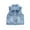 Balloon, variant on KAWELL Denim Vest for Little Girls Button-Down Sleeveless Outerwear Lapel Retro Ripped