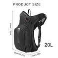 thumbnail image 4 of BIBABLYKE 20L Hydrations Backpack Running Backpack Large Capacity Backpack Travel Backpack Cycling Backpack for Climbing, 4 of 7