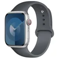 thumbnail image 1 of Correa de silicona para Apple Watch, pulsera deportiva de 44mm, 45mm, 40mm, 41mm, 42-38mm y 45 mm, serie iwatch 8 7 6 5 4 3 SE 9 Ultra 2 49mm, 1 of 5