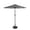Black/White, variant on Westin Outdoor 9.50" Navy Blue Solid Round Market Patio Umbrella, UV Resistant