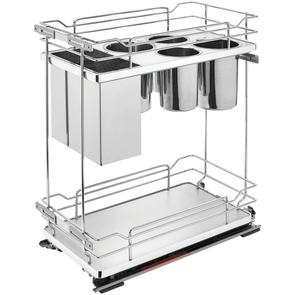 Rev-A-Shelf 5322Kb-Bcsc-11 Contemporary 11-3/4"W X 24"H  Two Tier Soft Close Pull Out