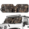 thumbnail image 2 of FUIALDOLG Car Windshield Sunshade Hunting Buck Deer, Blocks Sun Visor Protector Foldable Sun Shield Keep Your Vehicle Cool, Fits Windshields of Car Off-road Vehicle, 2 of 7