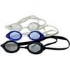 Adult Goggles, 3 Pack, Gray, Blue and Clear