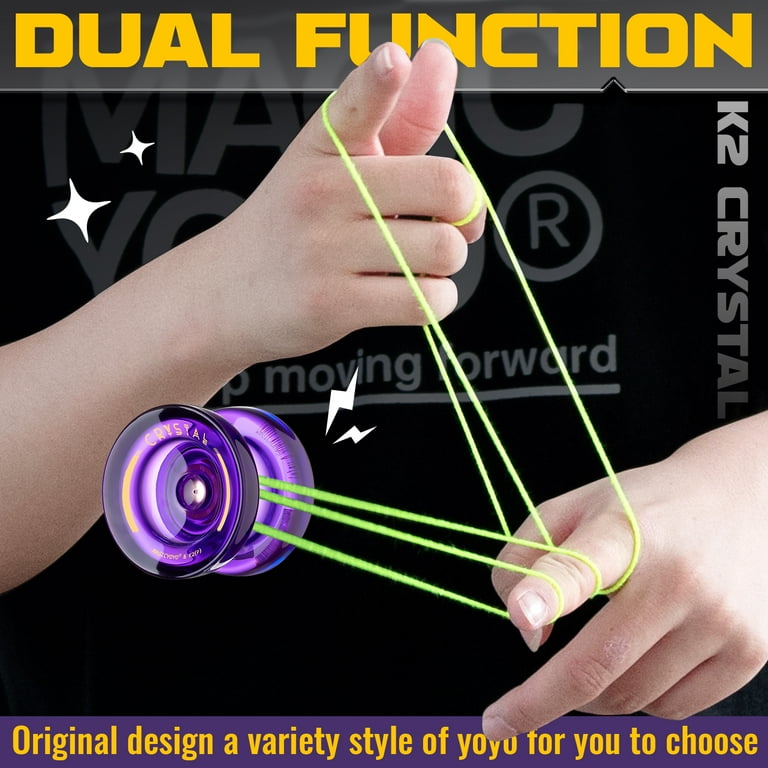 MAGICYOYO K2 Crystal Yoyo pour enfants, yoyo réactif pour débutant
