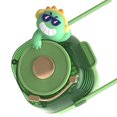 thumbnail image 4 of Ventilador de cuello sin aspas, carga USB, 3 velocidades, ajustable, portátil, colgante, para exteriores, verde, 4 of 5