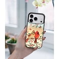 thumbnail image 5 of WIRESTER Shockproof Soft Rubber Cover Case for Apple iPhone 17 Pro 6.3" 2025, Red Cardinal Lovebird, 5 of 5