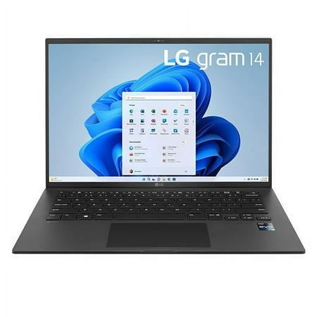 LG gram 14" Laptop, Intel Core i5 i5-1340P, 256GB SSD, Windows 11 Pro, 14Z90R-N.APC4U1