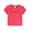 Watermelon Red, variant on (6Months-5Years) Girls Fashion Casual Comfortable Solid Color Ruffle Top Toddler Children's Lace Short Sleeve Top Summer Casual Trend Pullover Shirt Pink 4 Years