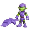 thumbnail image 3 of Marvel Spidey and His Amazing Friends Green Goblin Toy, Action Figure with Accessory, Ages 3+, 3 of 6