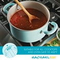 thumbnail image 3 of Rachael Ray Create Delicious 6 Quart Aluminum Nonstick Stockpot, Light Blue Shimmer, 3 of 10