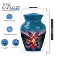 thumbnail image 2 of Butterfly Purple Urns For Ashes Adult Female Mother - Funeral Cremation Urns For Man And Woman - Blue Mini Urns For Human Ashes Adult - Small Urns For Human Ashes Keepsake Dad, 3 Inch, 2 of 7